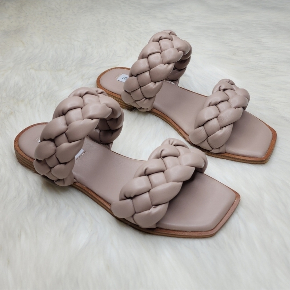 Steve Madden Spain Sandal Taupe - Picture 8 of 16